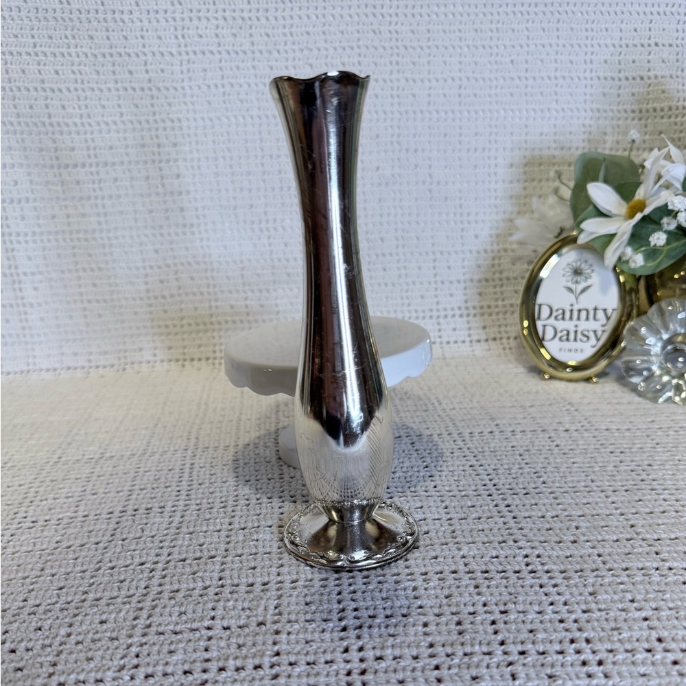 Elegant Silver Vase